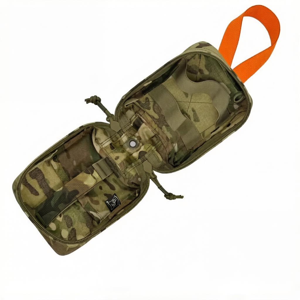 Подсумок аптечка отрывная КМП MOLLE / Multicam