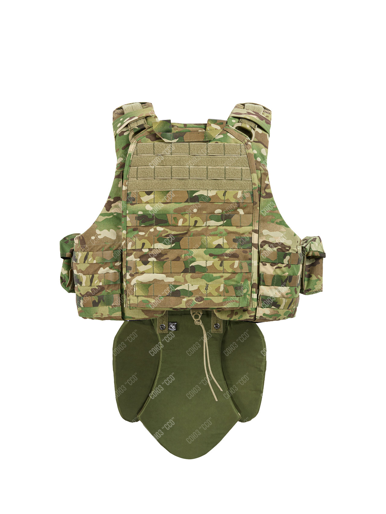 Комплект бронежилет Страйк облегченный / S / MultiCam /