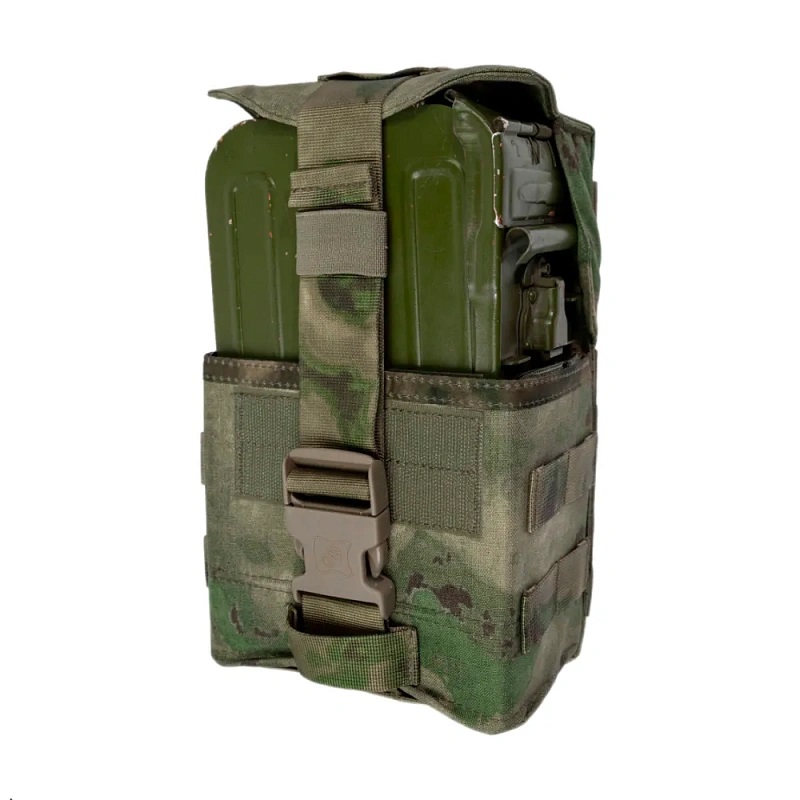 Сумка под коробку и ленту ПКМ 100 MOLLE с липучкой и фастексом (A-Tacs FG)
