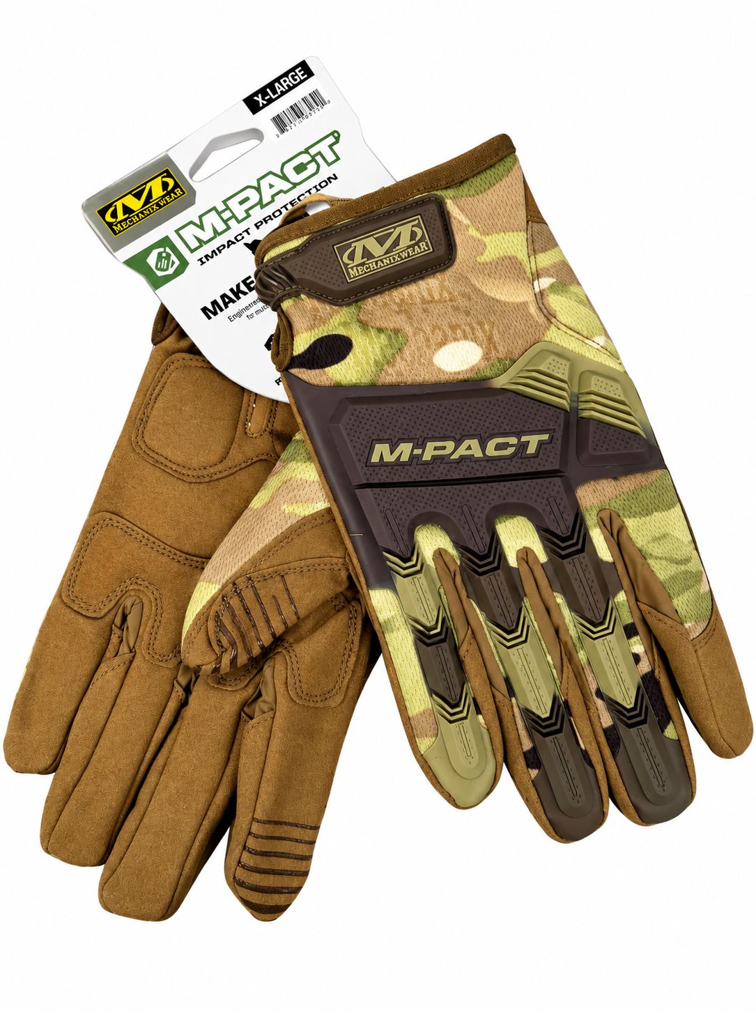 Тактические перчатки Mechanix Wear M-Pact / L / Multicam