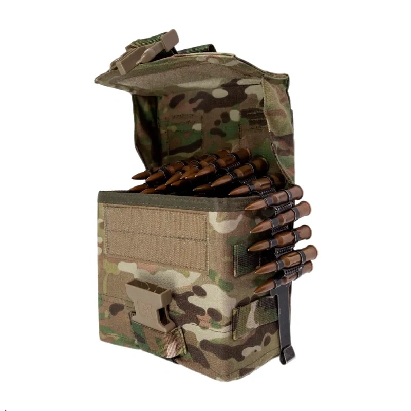 Сумка под коробку и ленту ПКМ 100 MOLLE с липучкой и фастексом (MultiCam)