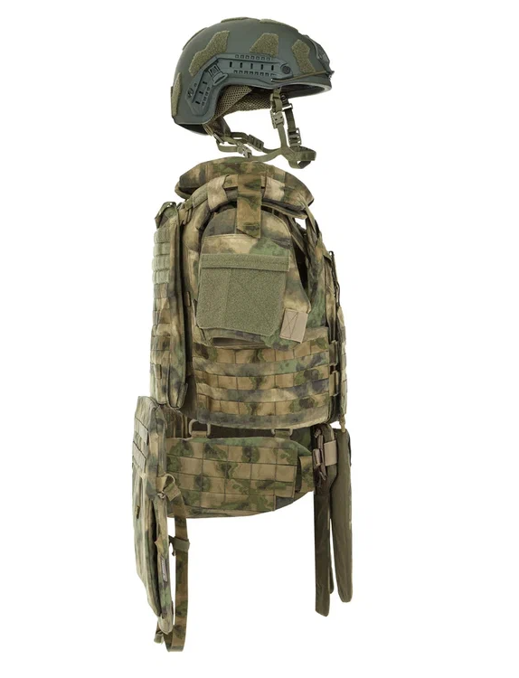 Комплект корсетный бронежилет Страйк ССО с баллистикой ПОЛНЫЙ S (46-50) A-Tacs-FG