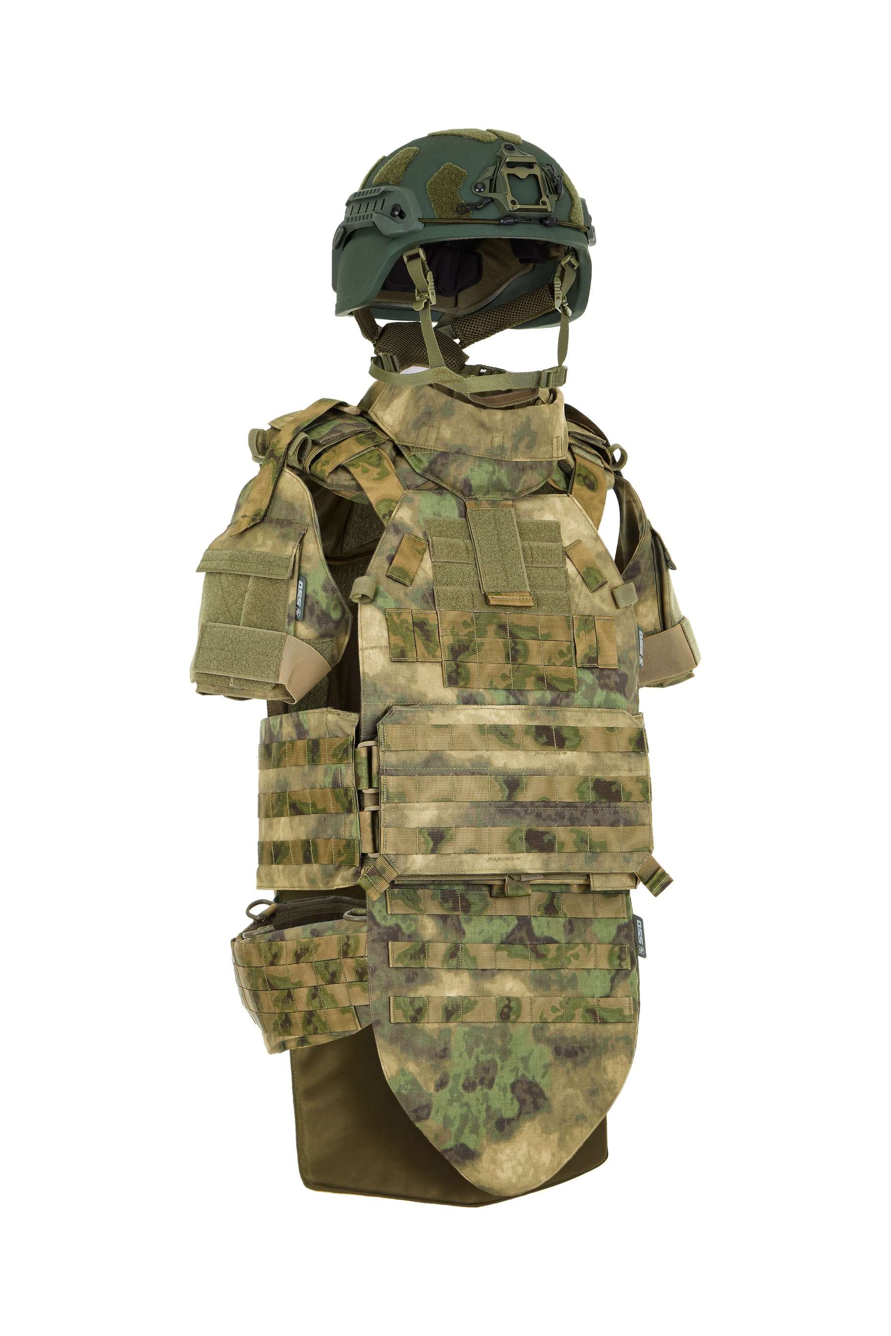 Комплект бронежилета ПРОФИ ПАНЦИРЬ 3.2 CCO M (44-48) A-Tacs-FG