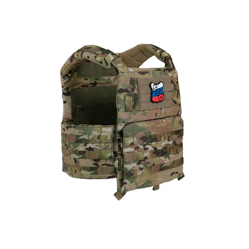 Бронежилет для бронепанелей ПАНЦИРЬ PRO mod. 2 M (44-48) MultiCam