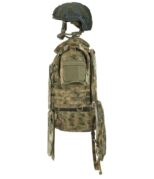 Комплект корсетный бронежилет Страйк ССО с баллистикой ПОЛНЫЙ S (46-50) A-Tacs-FG