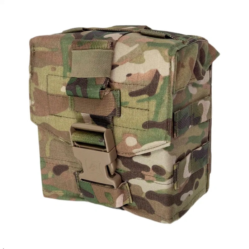 Сумка для патрон под коробку и ленту ПКМ 100 MOLLE с липучкой и фастексом