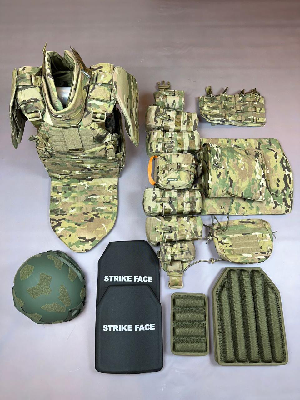 Полный комплект бронежилет с плитами Pro mod 2 ШТУРМ 