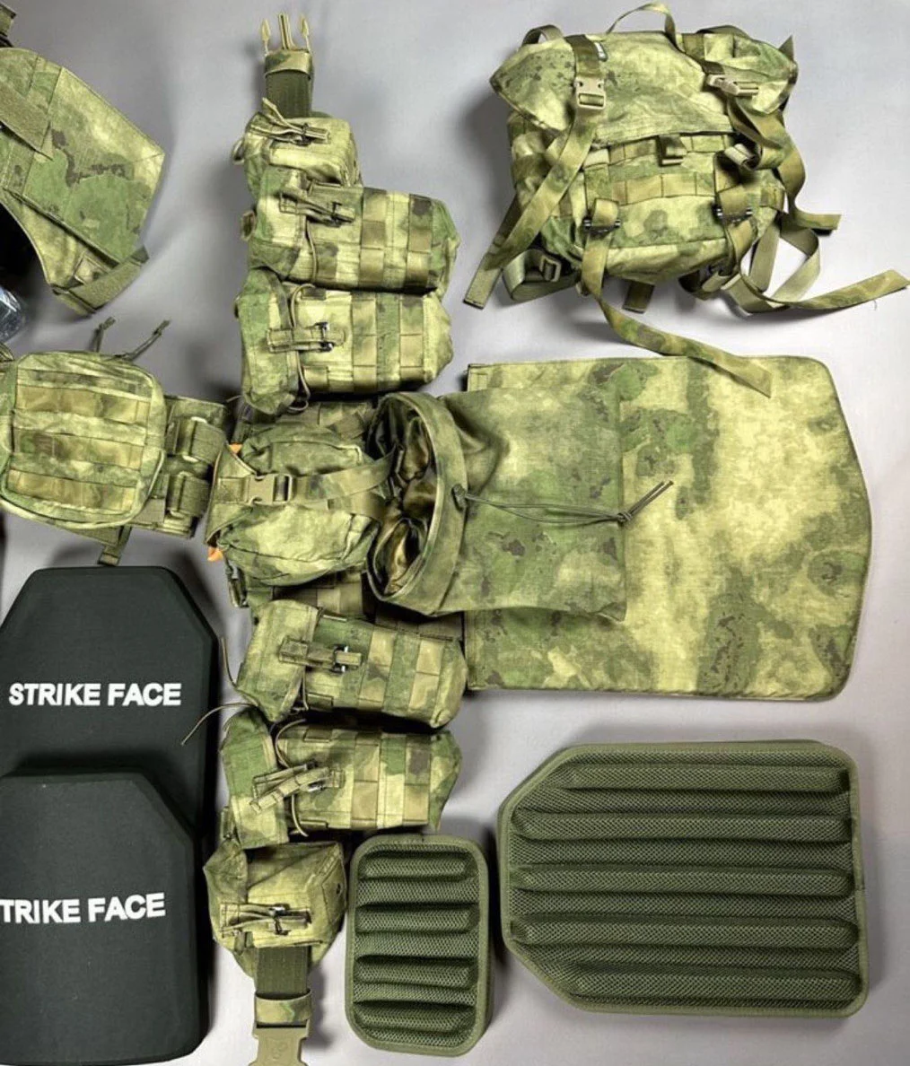 Полный комплект Бронежилет pro mod 2 ШТУРМ A-Tacs-FG