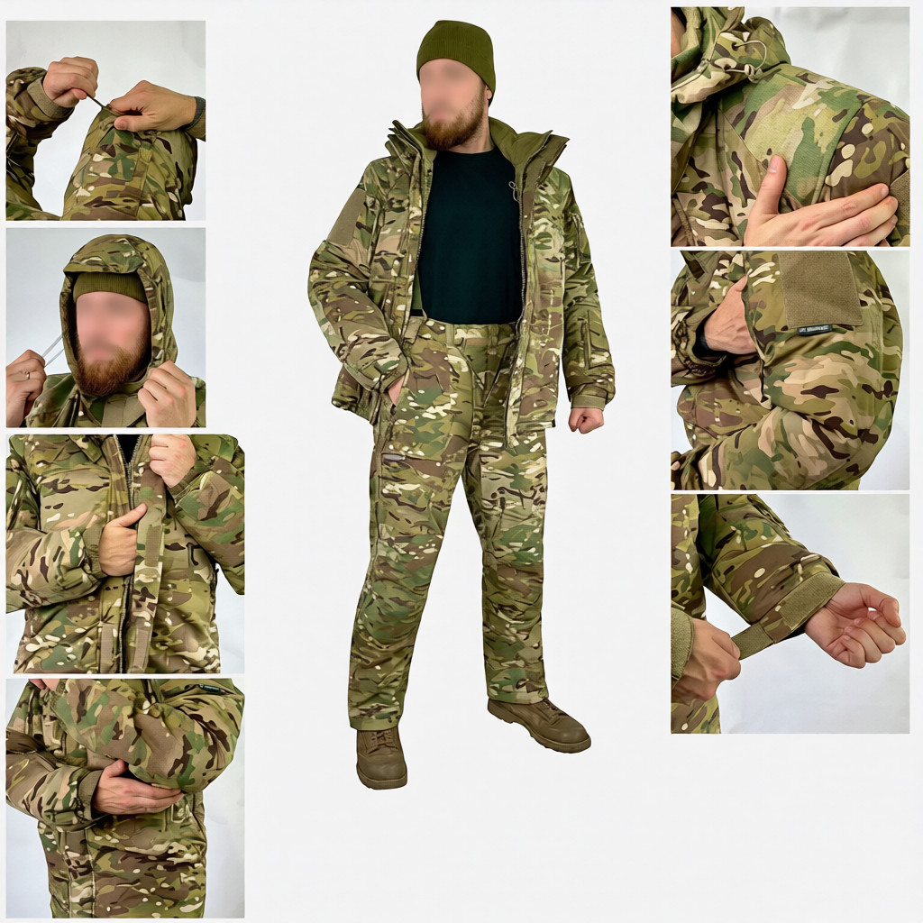 Зимняя куртка L7. ДЕЛЬТА 52 MultiCam рост 3