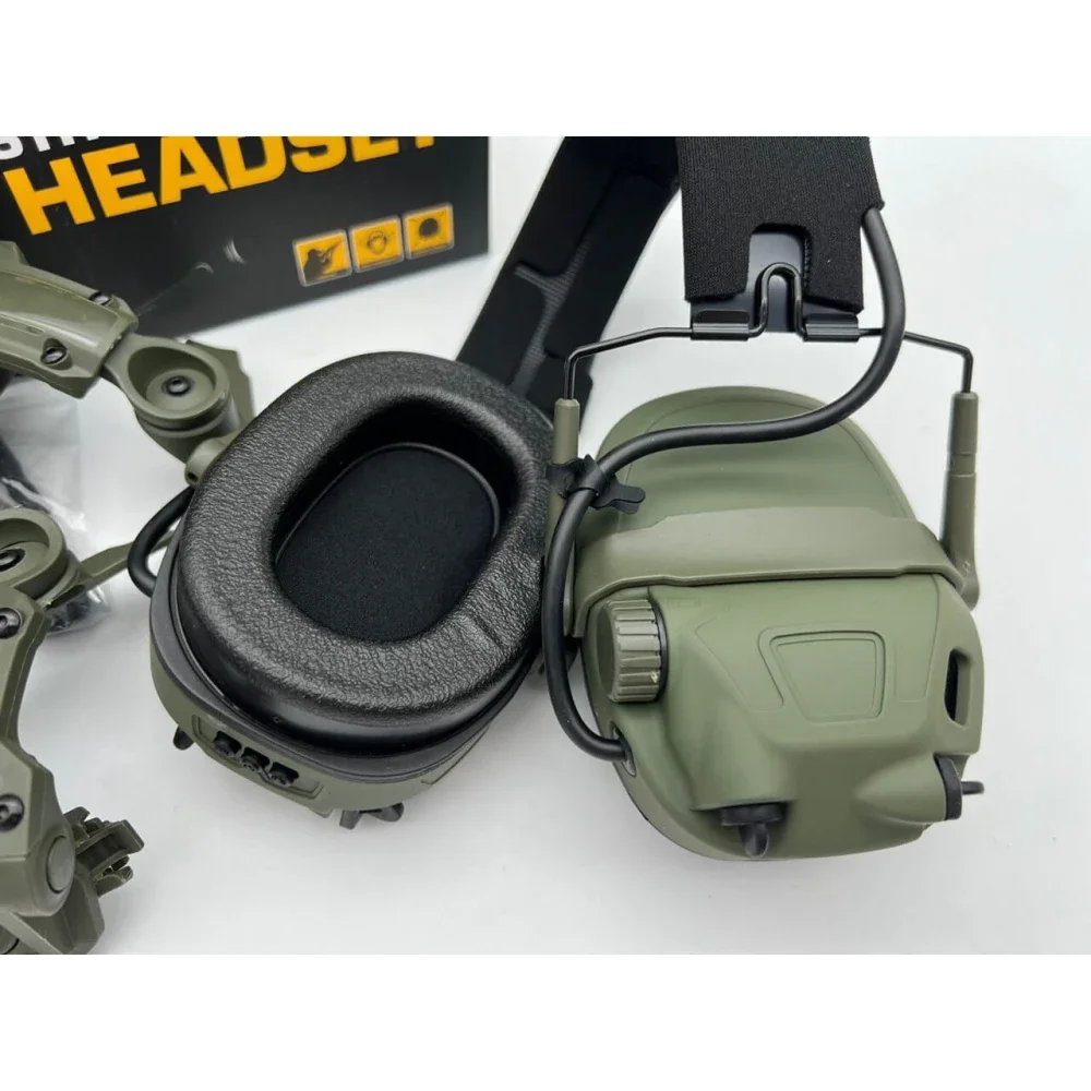6TH GEN TACTICAL HEADSET тактическая гарнитура, звукосниматель и шумоподавление, активные