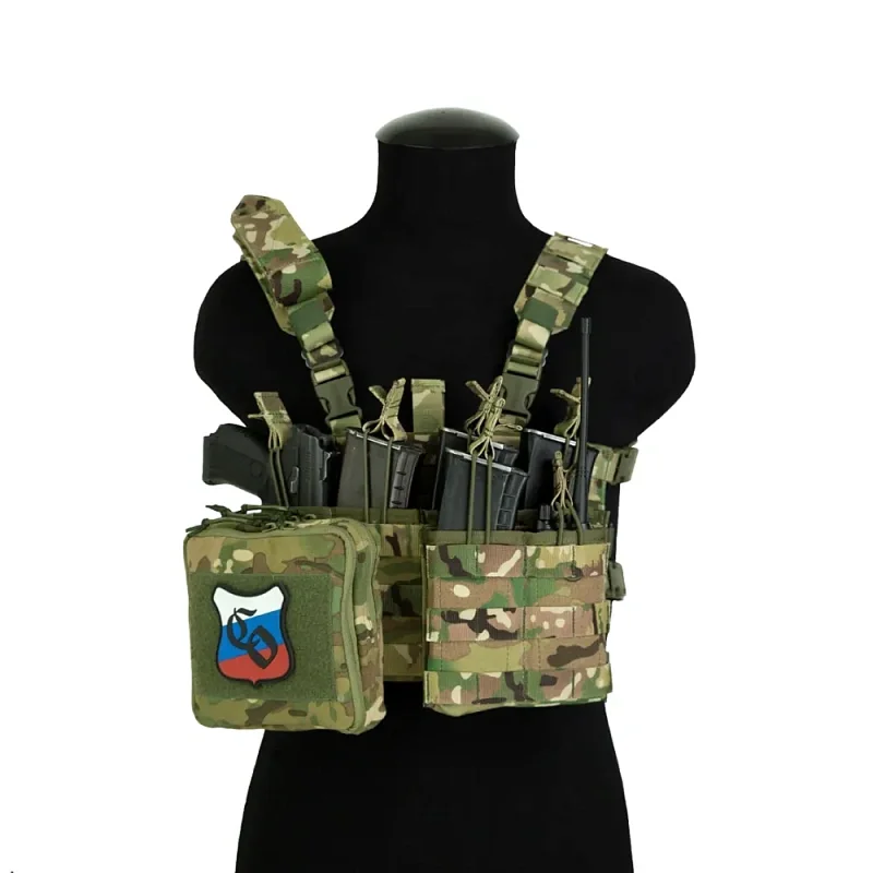 Сумка АКМ 4 MOLLE без клапана A-Tacs FG Cordura Invista