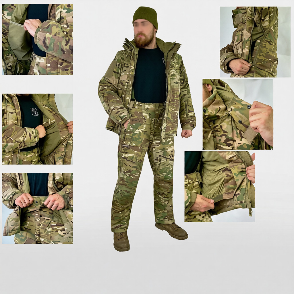Зимняя куртка L7. ДЕЛЬТА 52 MultiCam рост 3